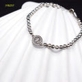 JYB257 Wholesale High Quality S925 Sterling Virgin Mary Rosary Bracelet Sterling Silver 925 Silver Virgin Mary Rosary Bracelet