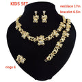 T0265 Latest Design Christmas Gift Cute Girl Dolphin Kids Jewelry Set