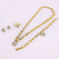 T0224 American Hot Sale High Quality X Water Drop 18 K Gold Plated Jewelry Set