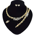 T0245 High Quality 18K Gold Plating Jewelry Women Jewelry Set 14K Gold Plating Diamond XOXO Jewelry Set