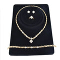 T0228 USA 2020 Hot Sell Fashion 18K Gold Plated XO Jewelry Set