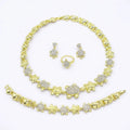 T0307 High Quality Gold Plating Jewelry Diamond Tortoise Fashion Jewelry Set