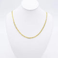 X0178 Wholesale Three Color Chain Necklace High Quality 18K Gold Plated 24 Inch Jewellery Necklace