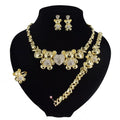 T0255 Women Jewelry Set 18K Gold-Plated Big Teddy Bear Jewelry Set