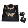 T0255 Women Jewelry Set 18K Gold-Plated Big Teddy Bear Jewelry Set