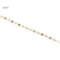 S0337 Wholesale Newly Designed Sunflowers Pearl Anklet High Quality Golden Butterfly Anklet